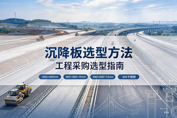 西吉沉降板选择方法