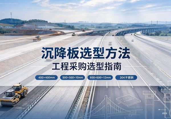 西吉沉降板选择方法